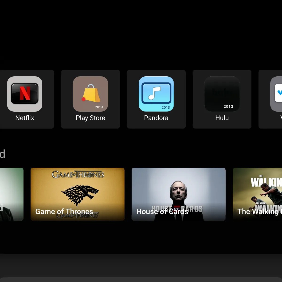 Android TV (2013) Simulator