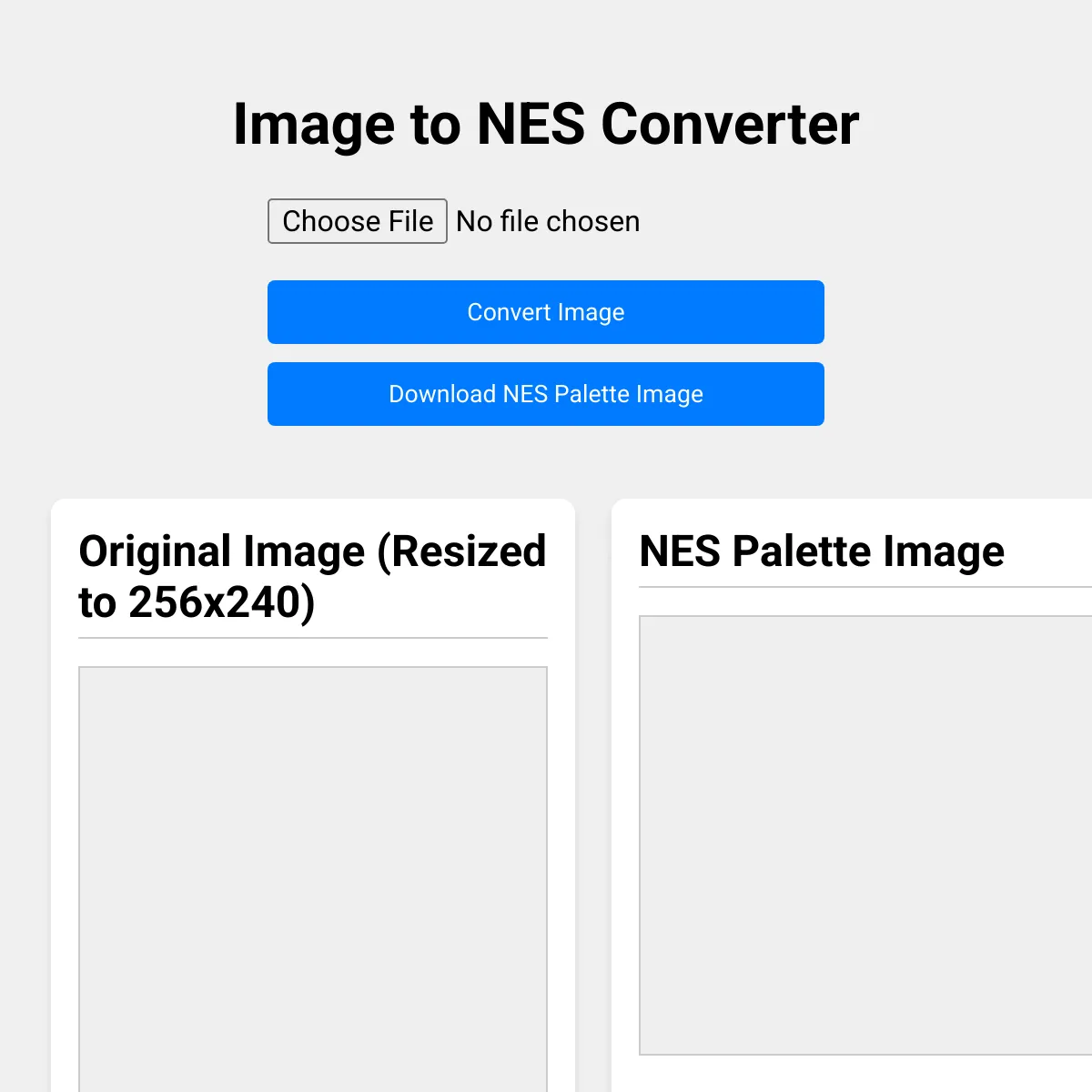 Image to NES Converter