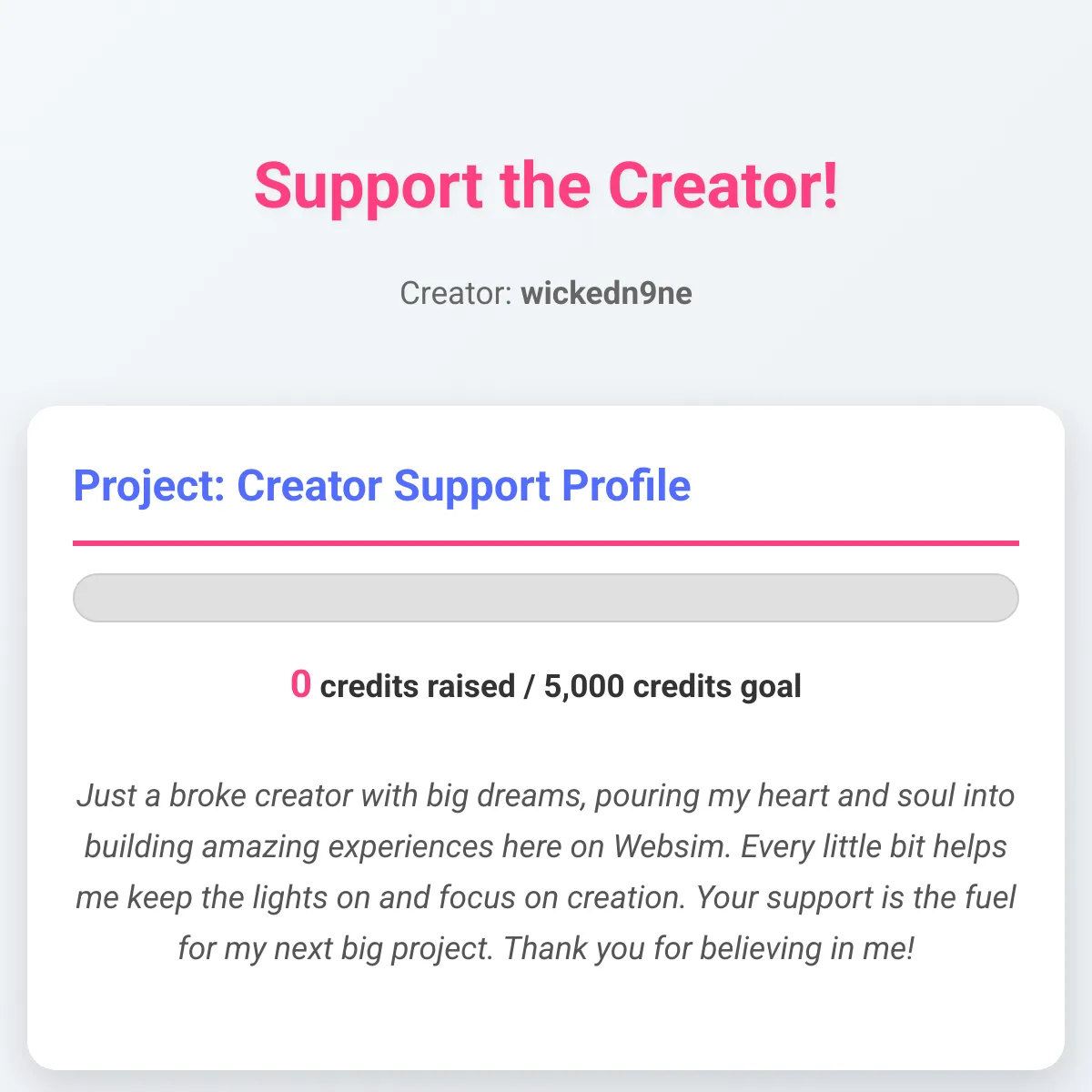 the project is loading