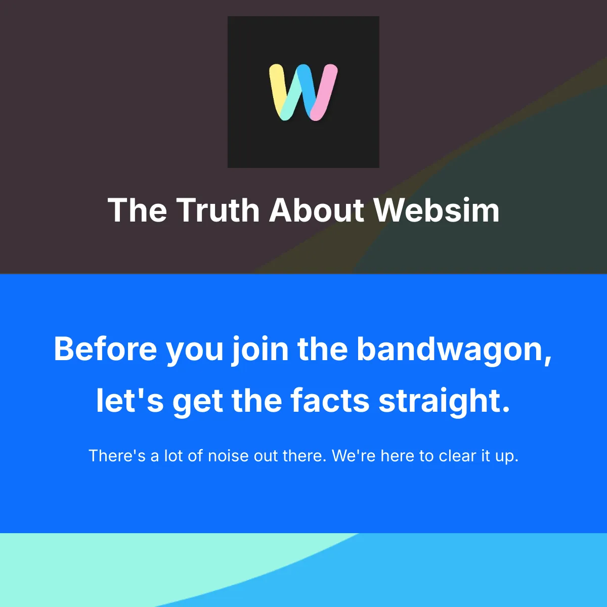 The Truth About Websim