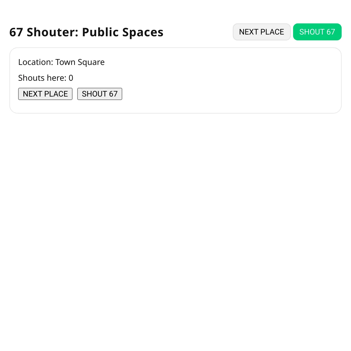 67 Simulator