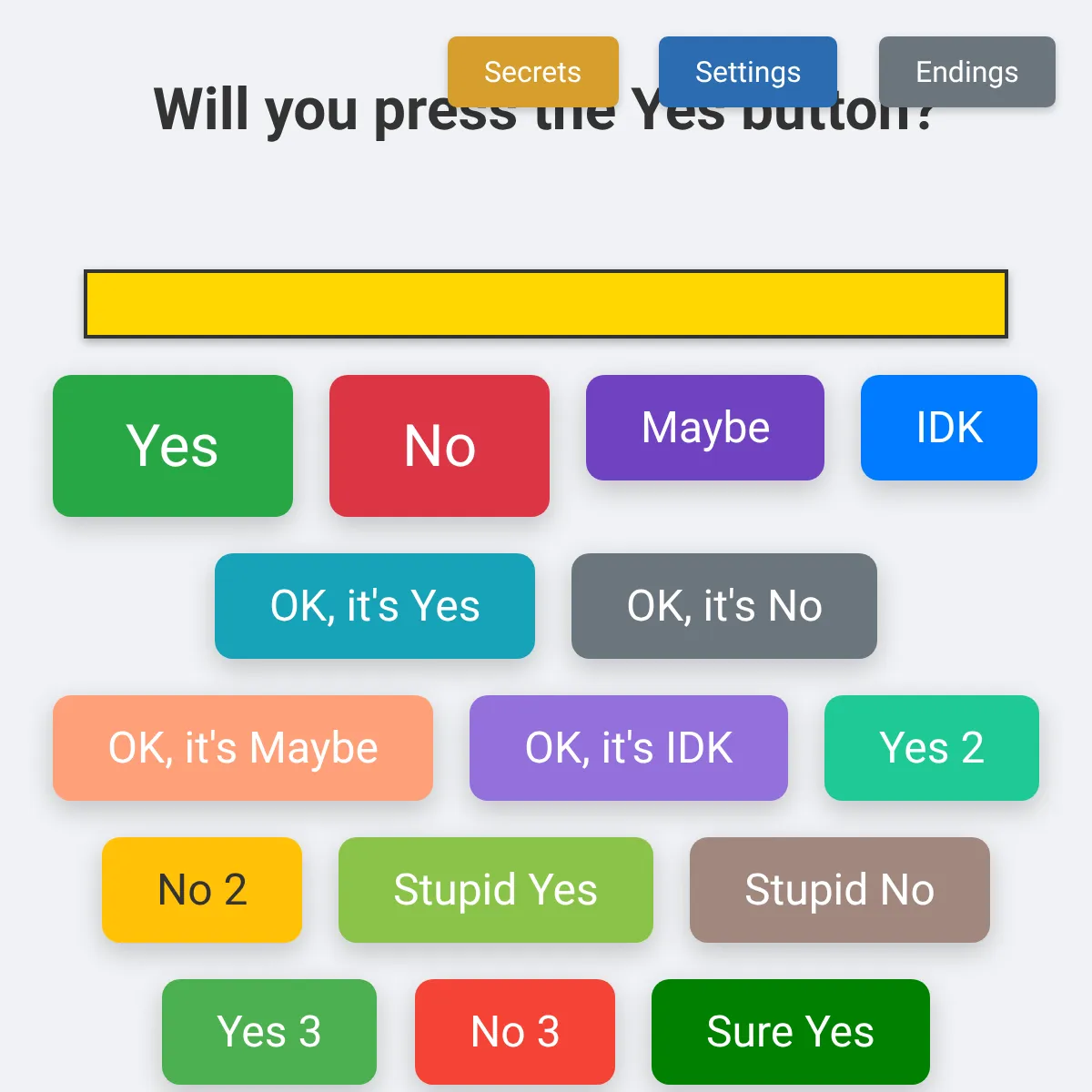 the project is loading