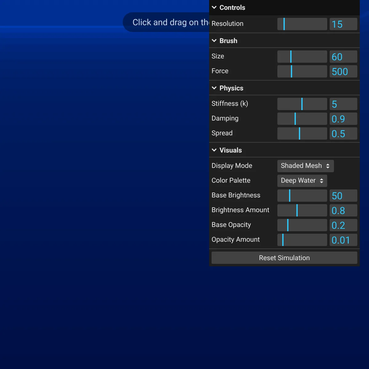 the project is loading