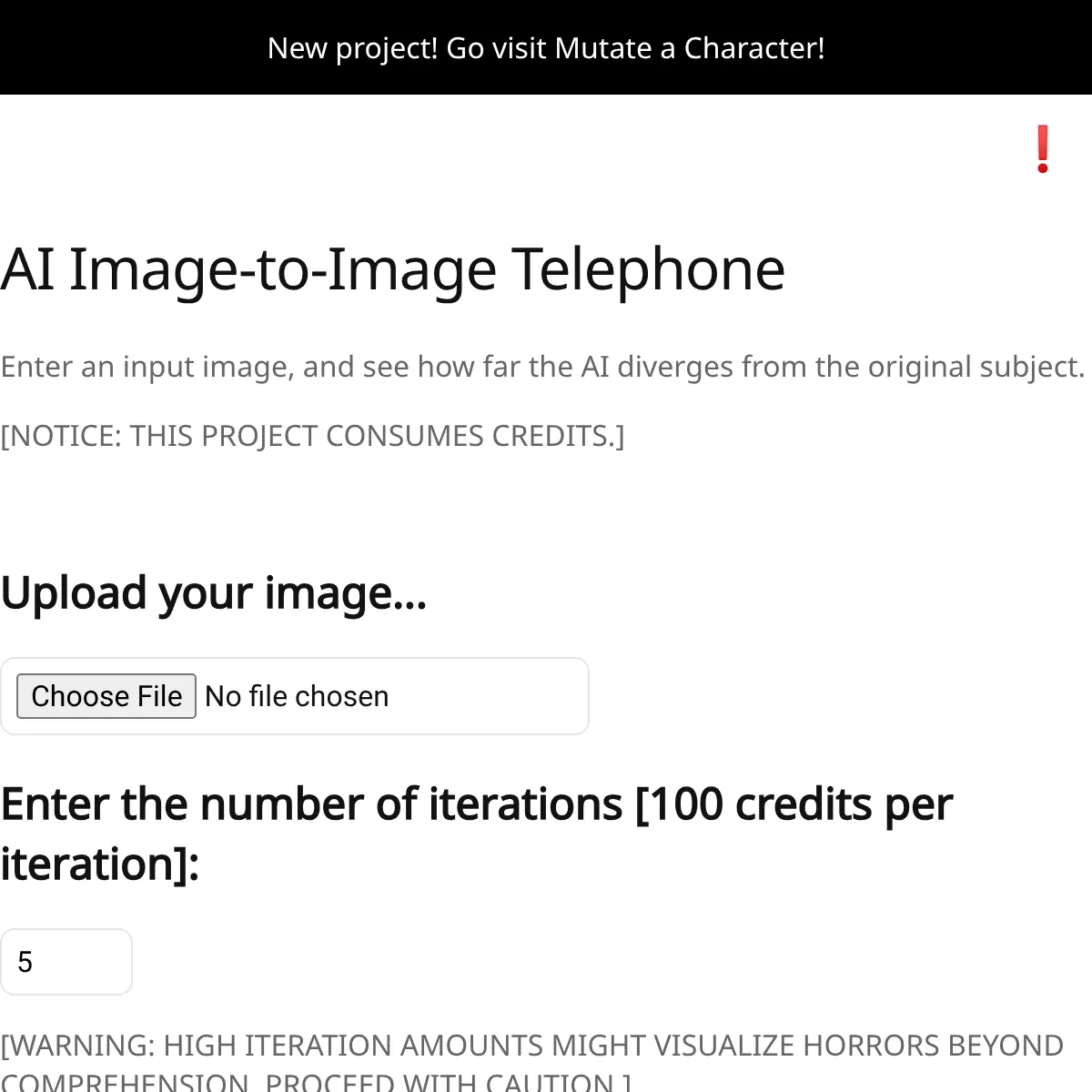 the project is loading