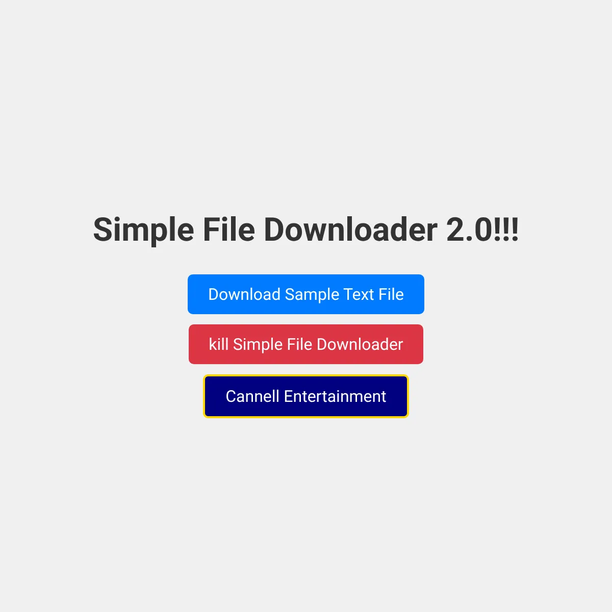 the project is loading