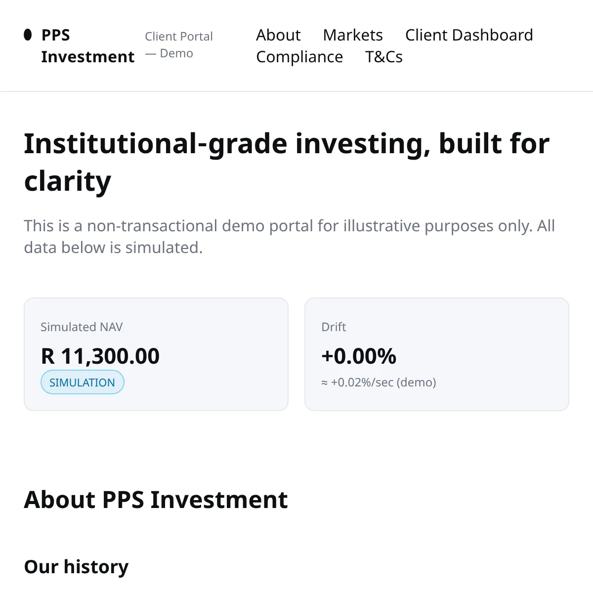 the project is loading