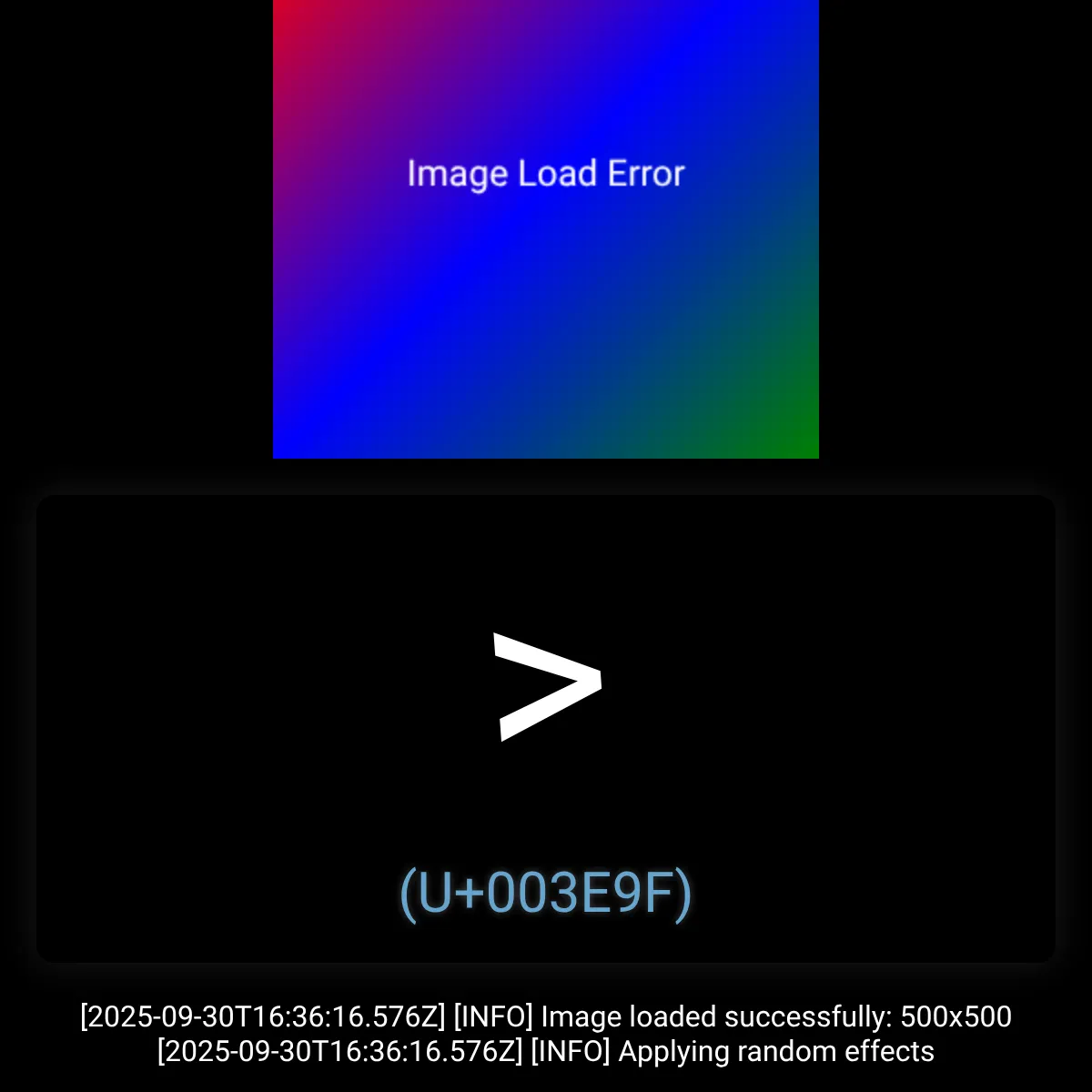 the project is loading