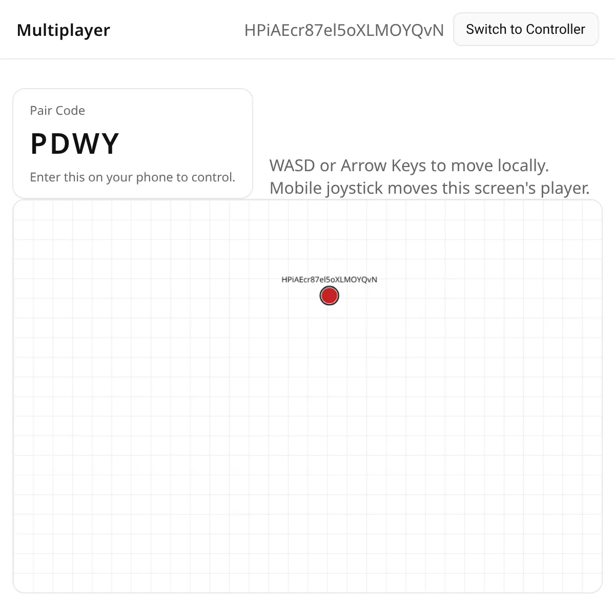 Multiplayer Viewer + Mobile Controller