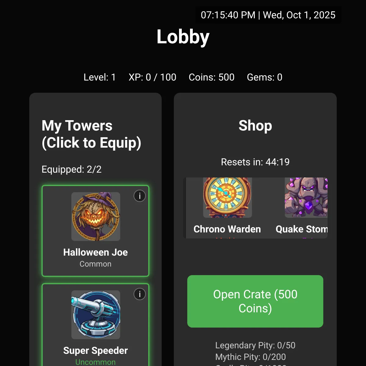 the project is loading