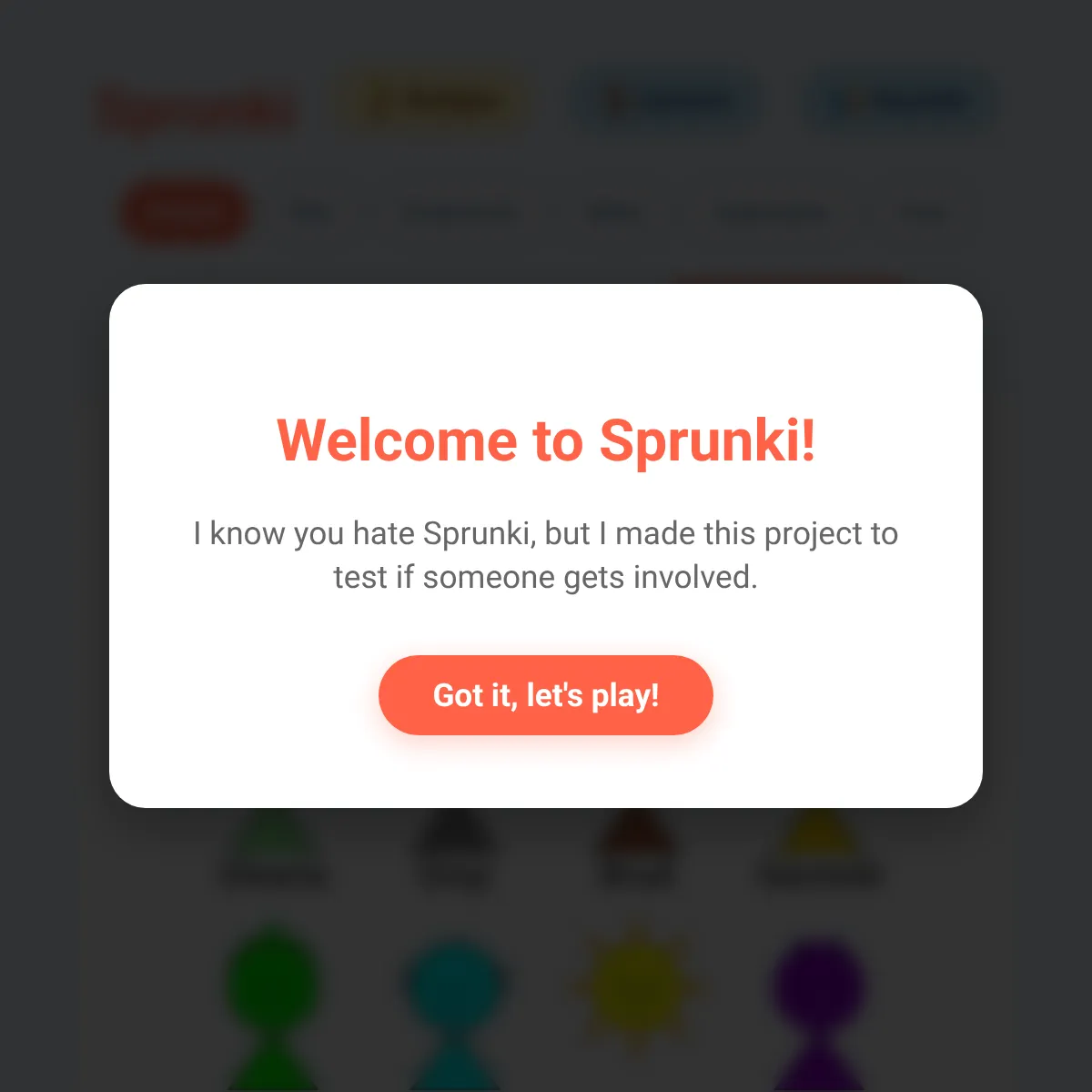 the project is loading