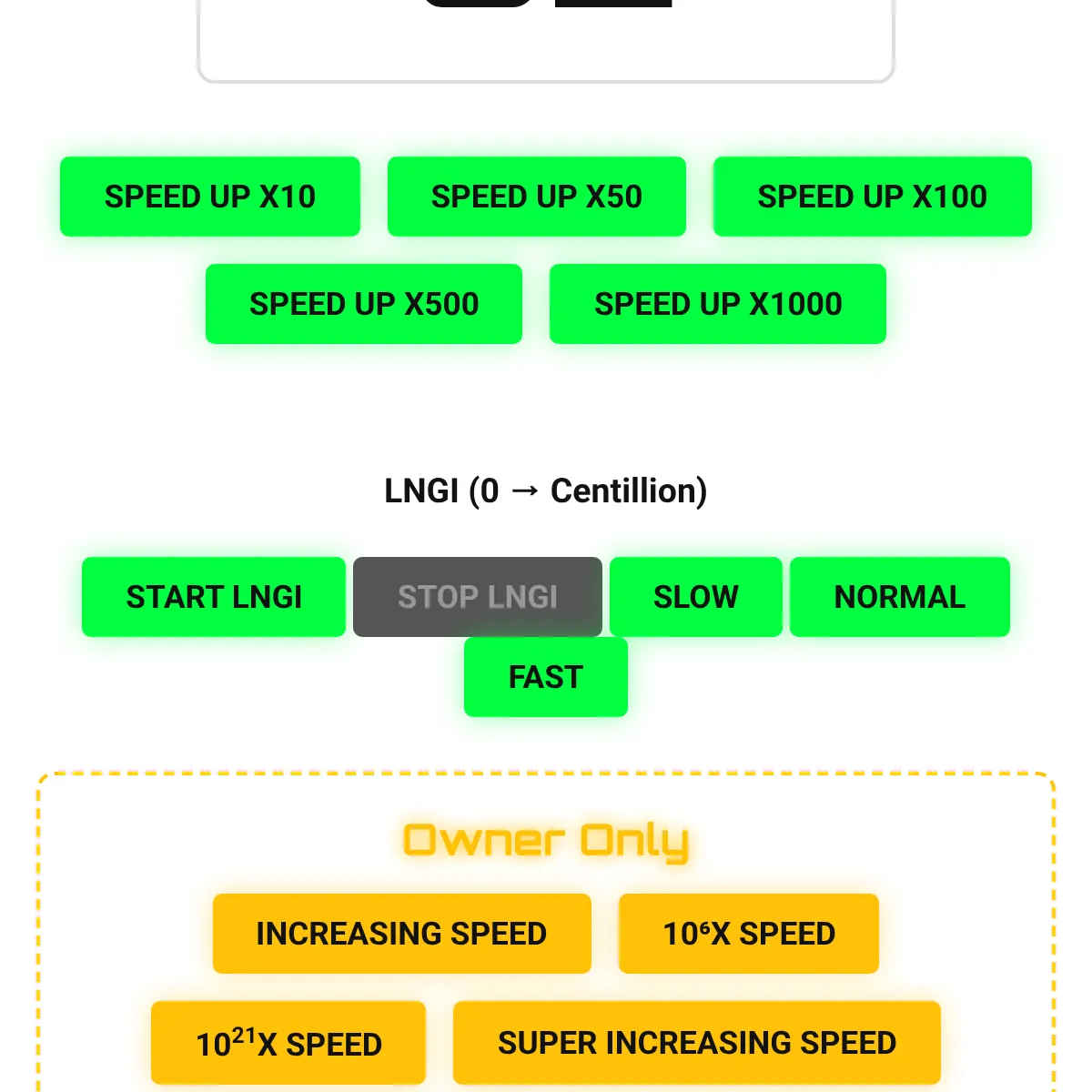 Endless Number Counter