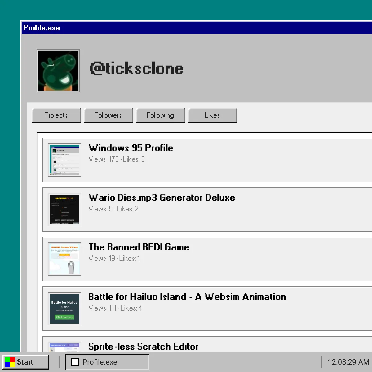 the project is loading