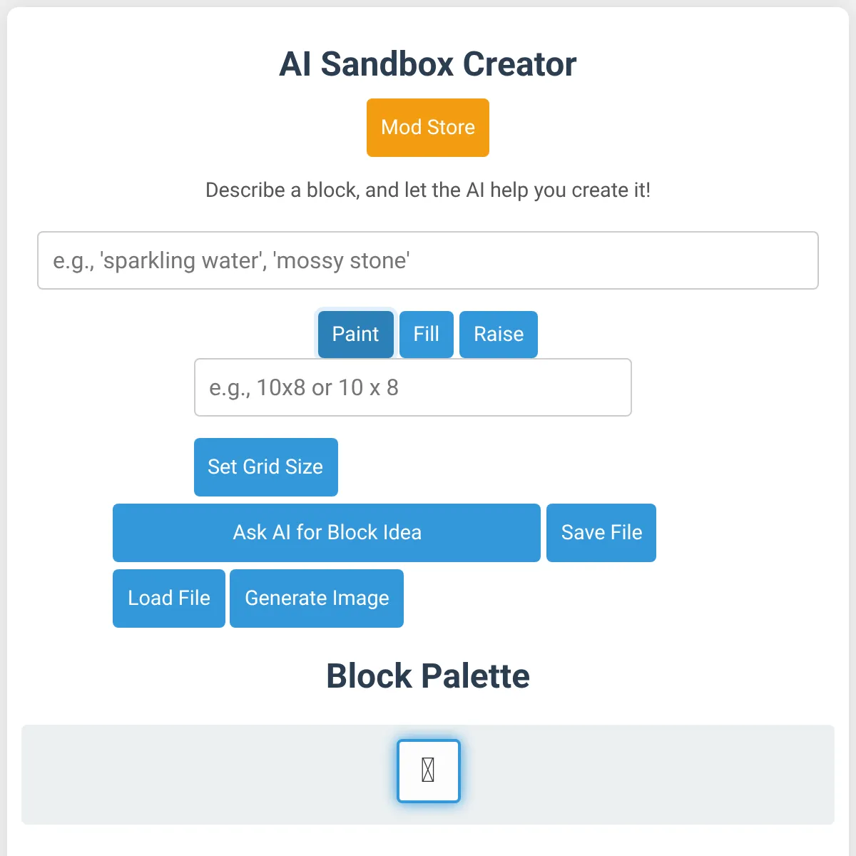 Ai Sandbox Creator V2