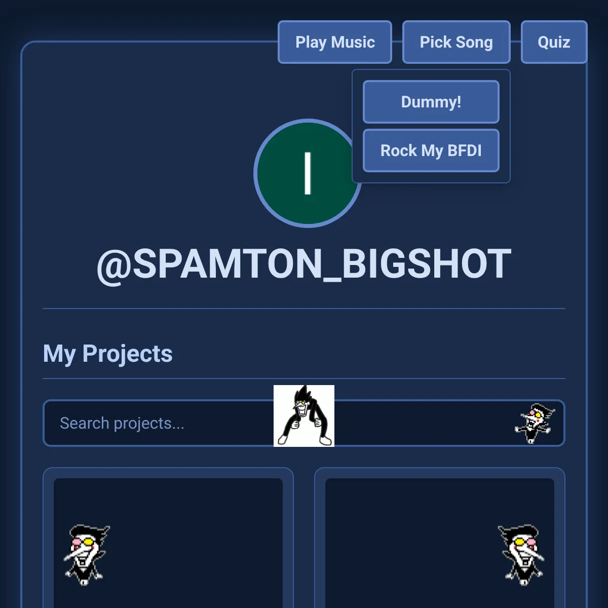 the project is loading