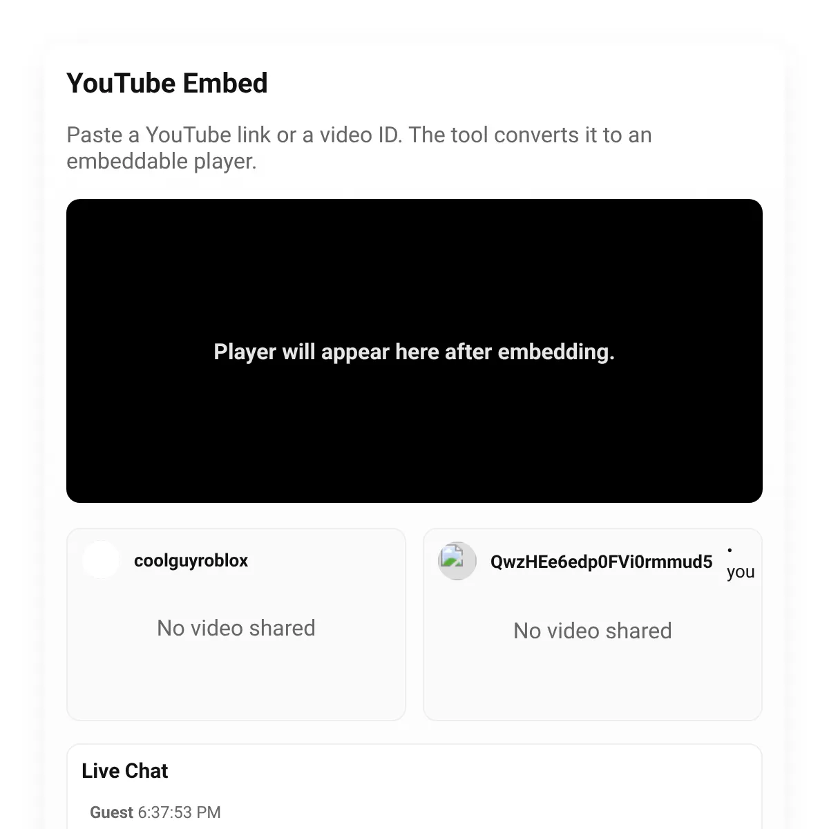 YouTube multiplayer