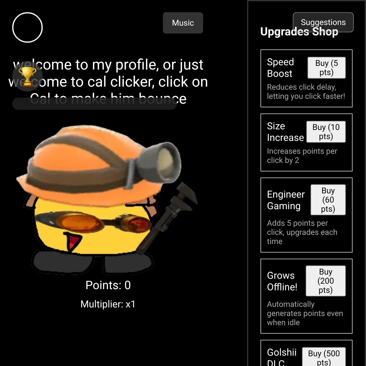 the project is loading