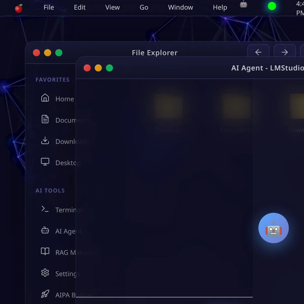 the project is loading