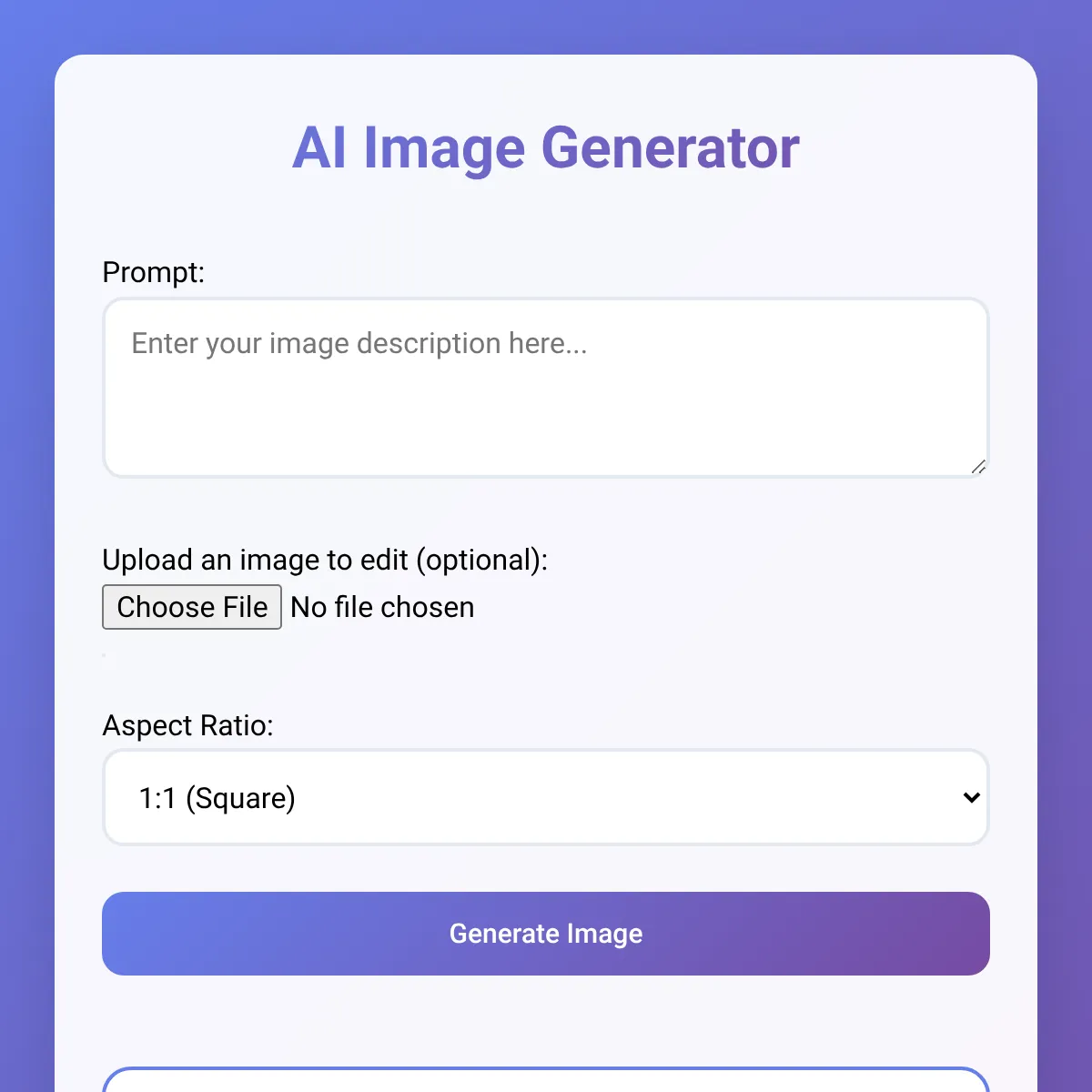 AI Image Generator