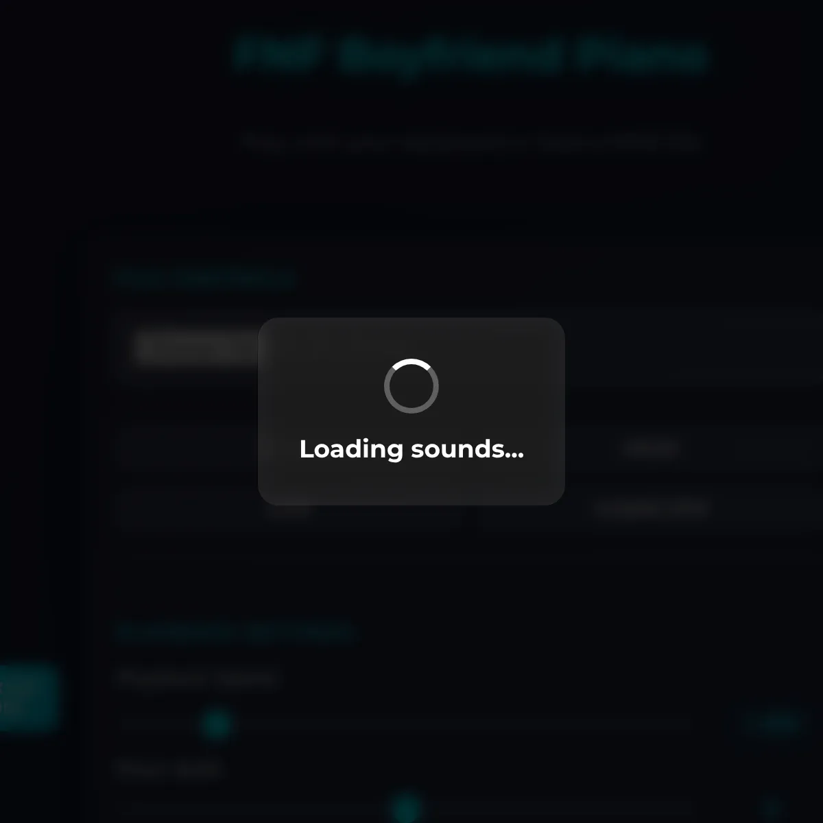 the project is loading