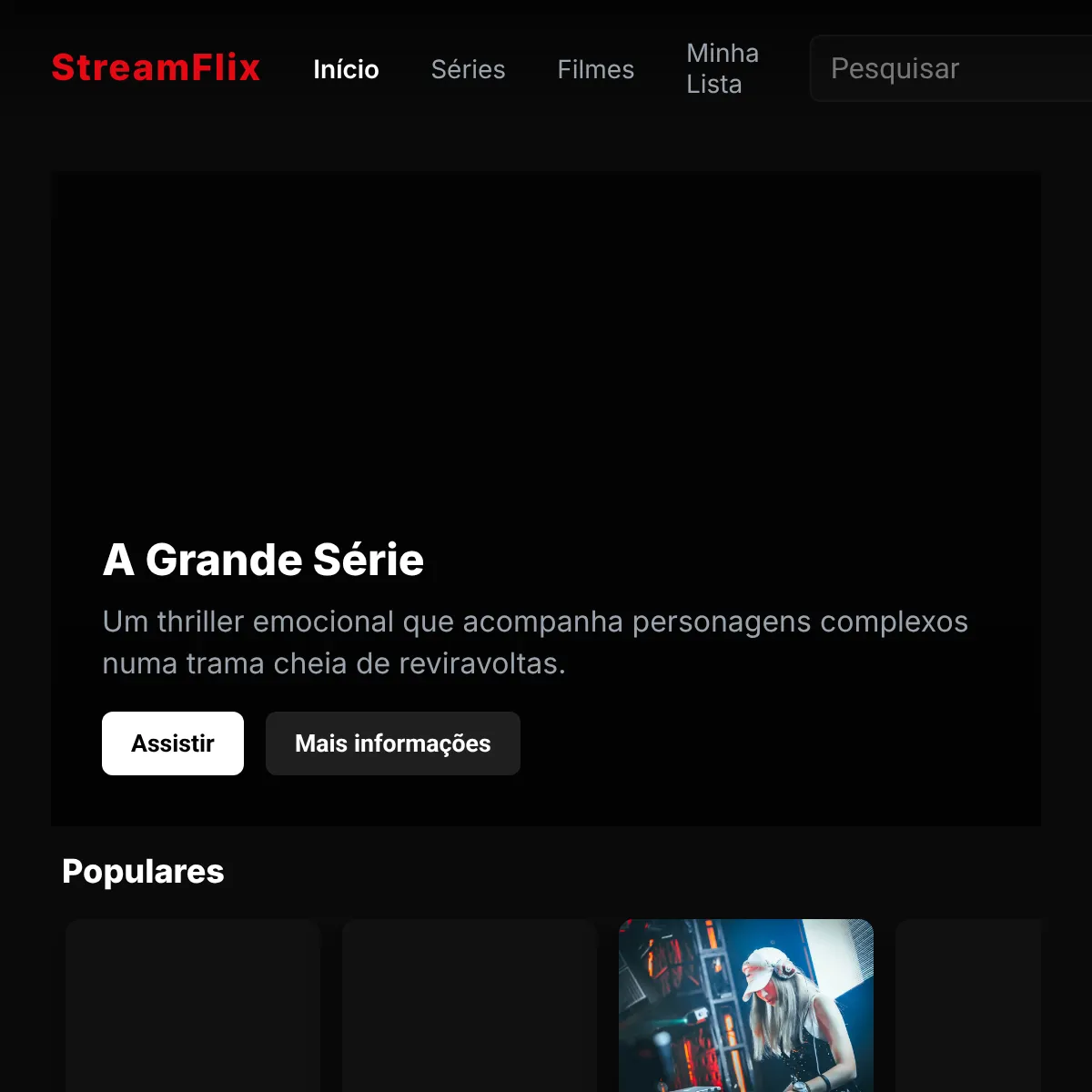 StreamFlix — Explorar