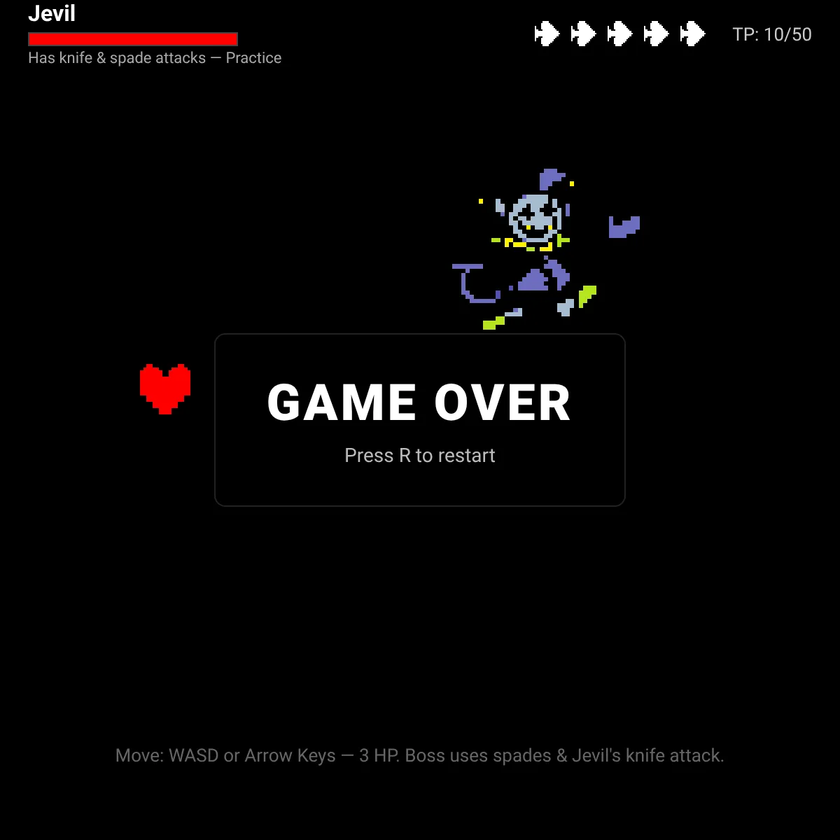 Jevil — Practice Fight