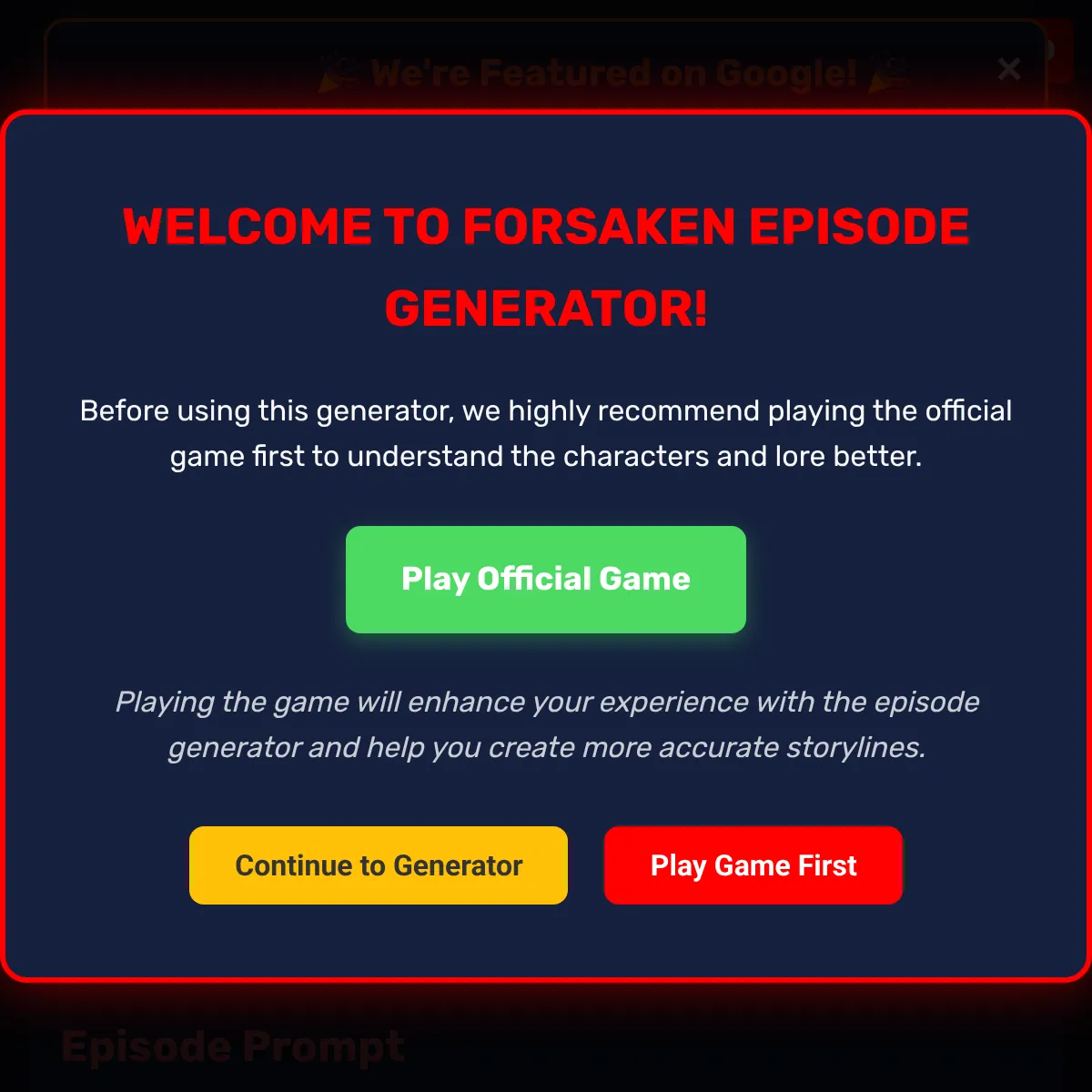 the project is loading