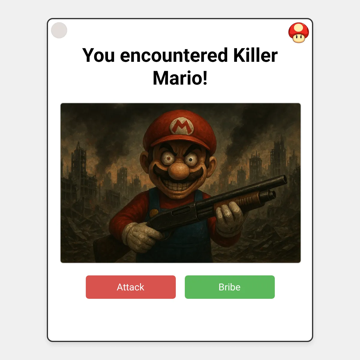 What to do Against Killer MARIO!!