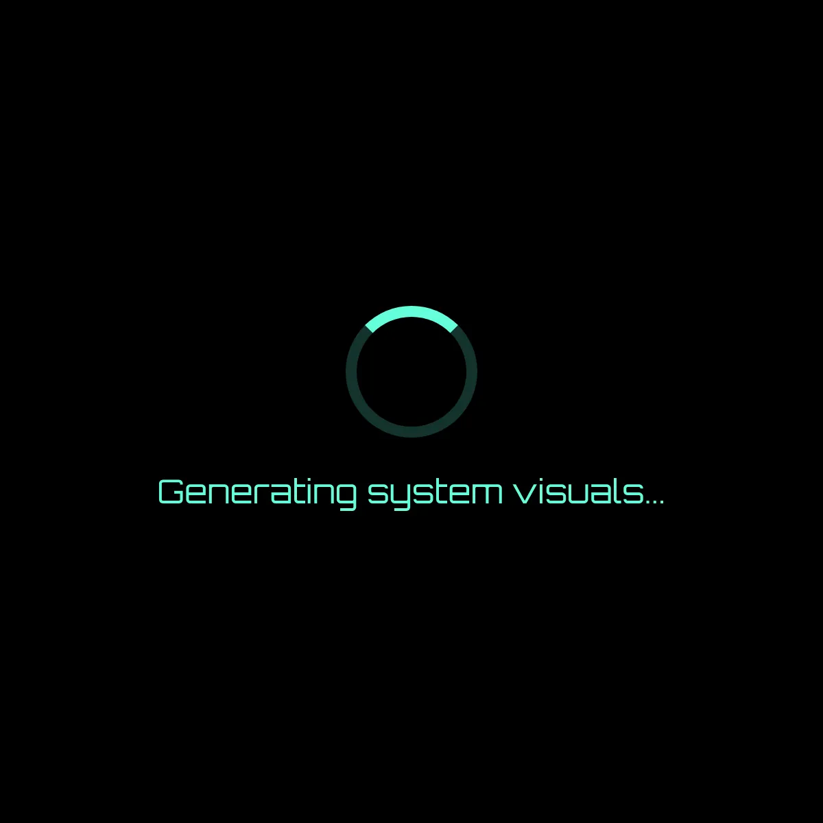 the project is loading