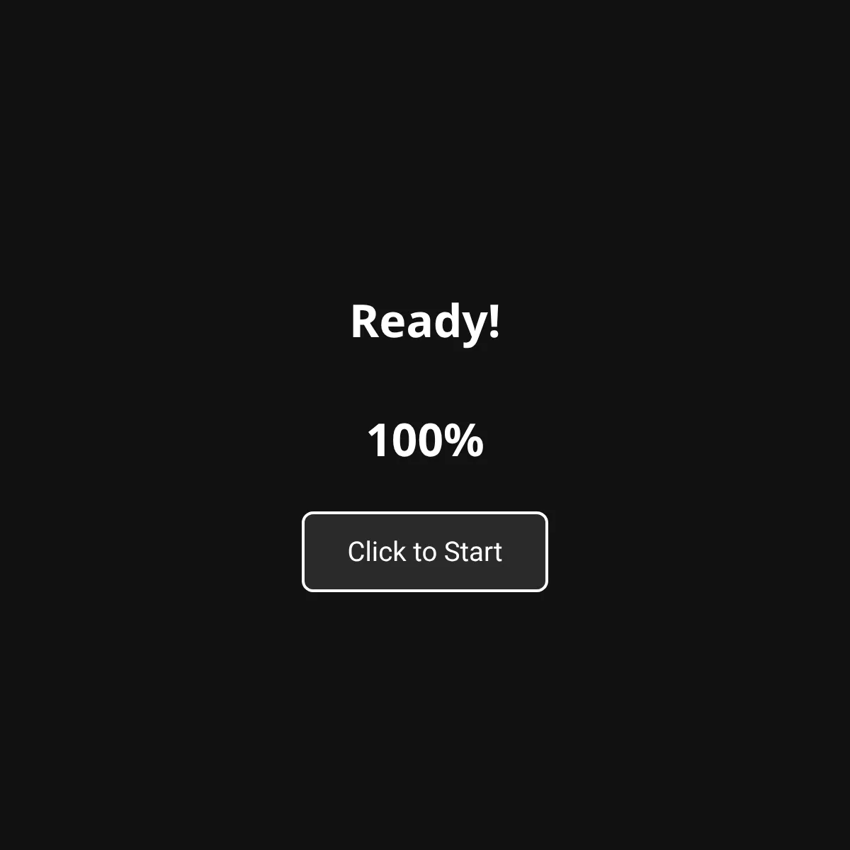 the project is loading