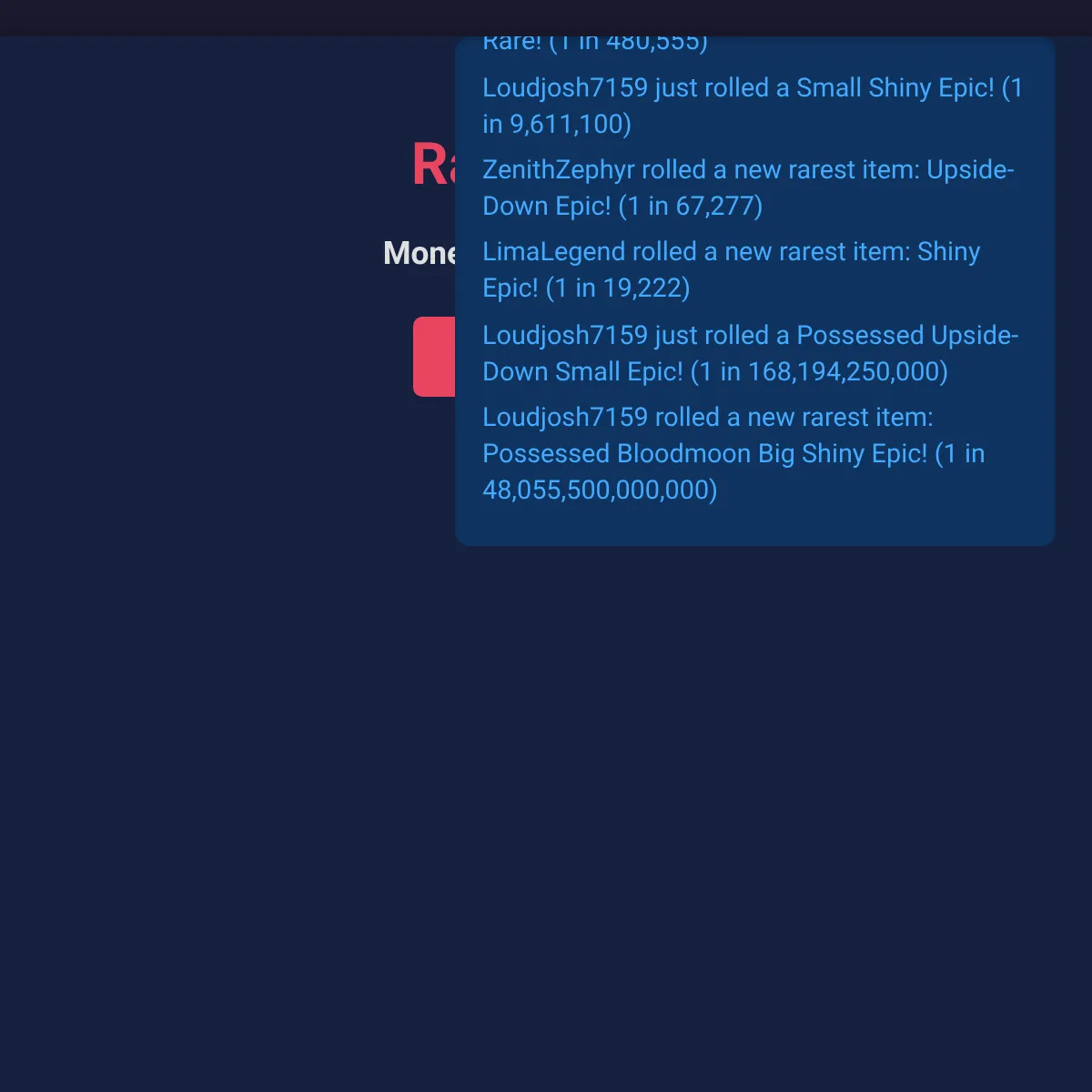 Rarity RNG System