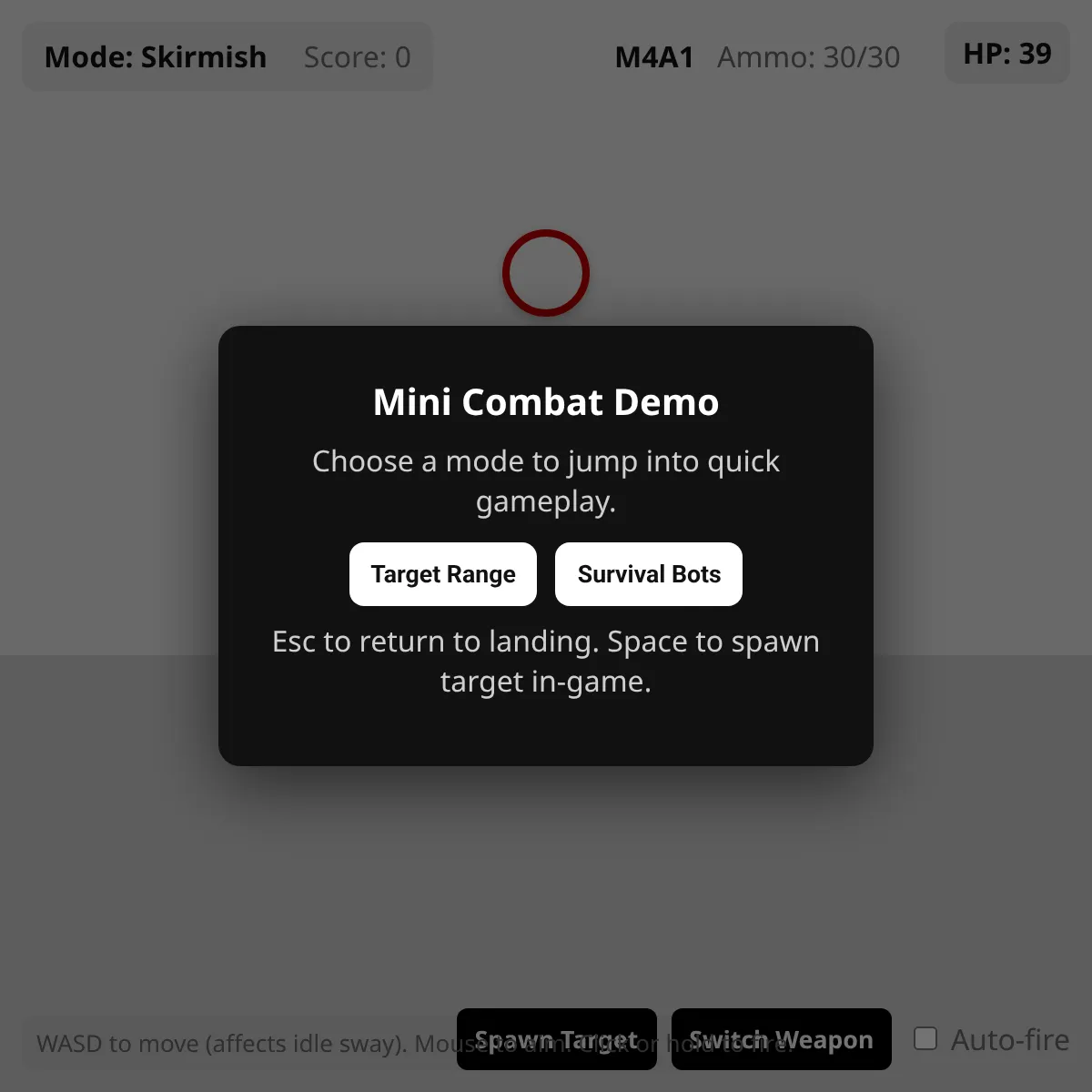 Call of Duty — Mini Web Demo