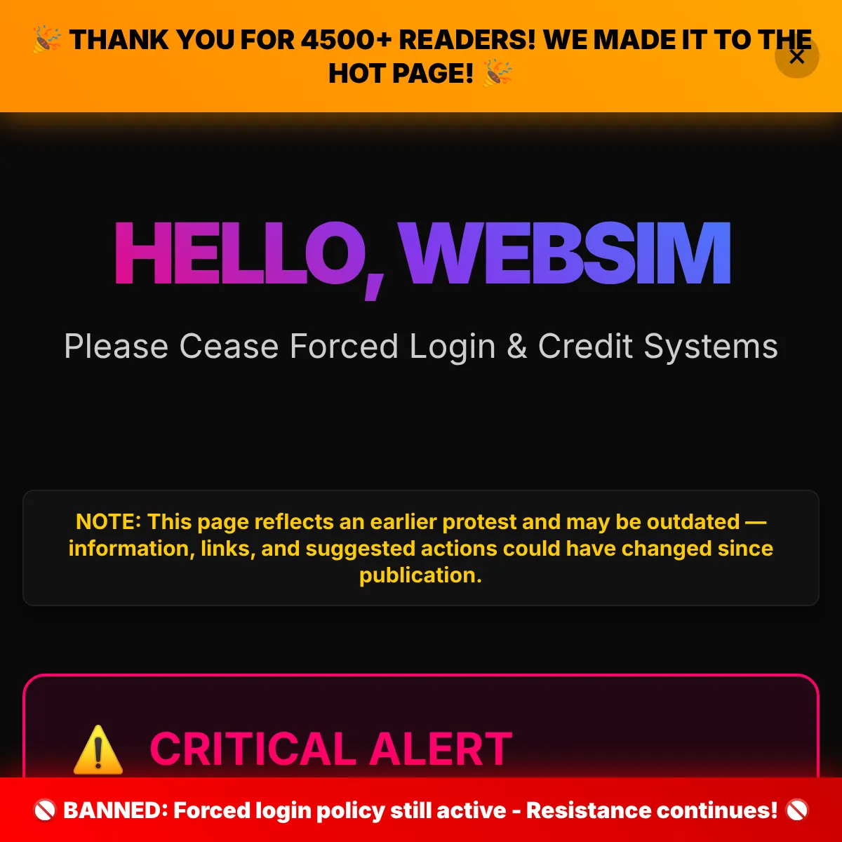 the project is loading