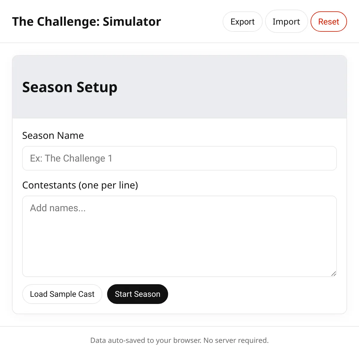 the project is loading