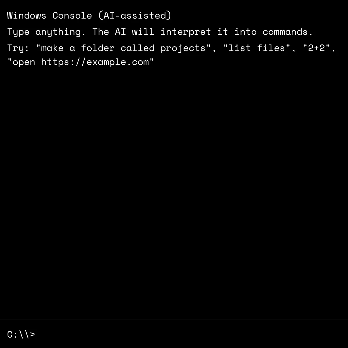 Console