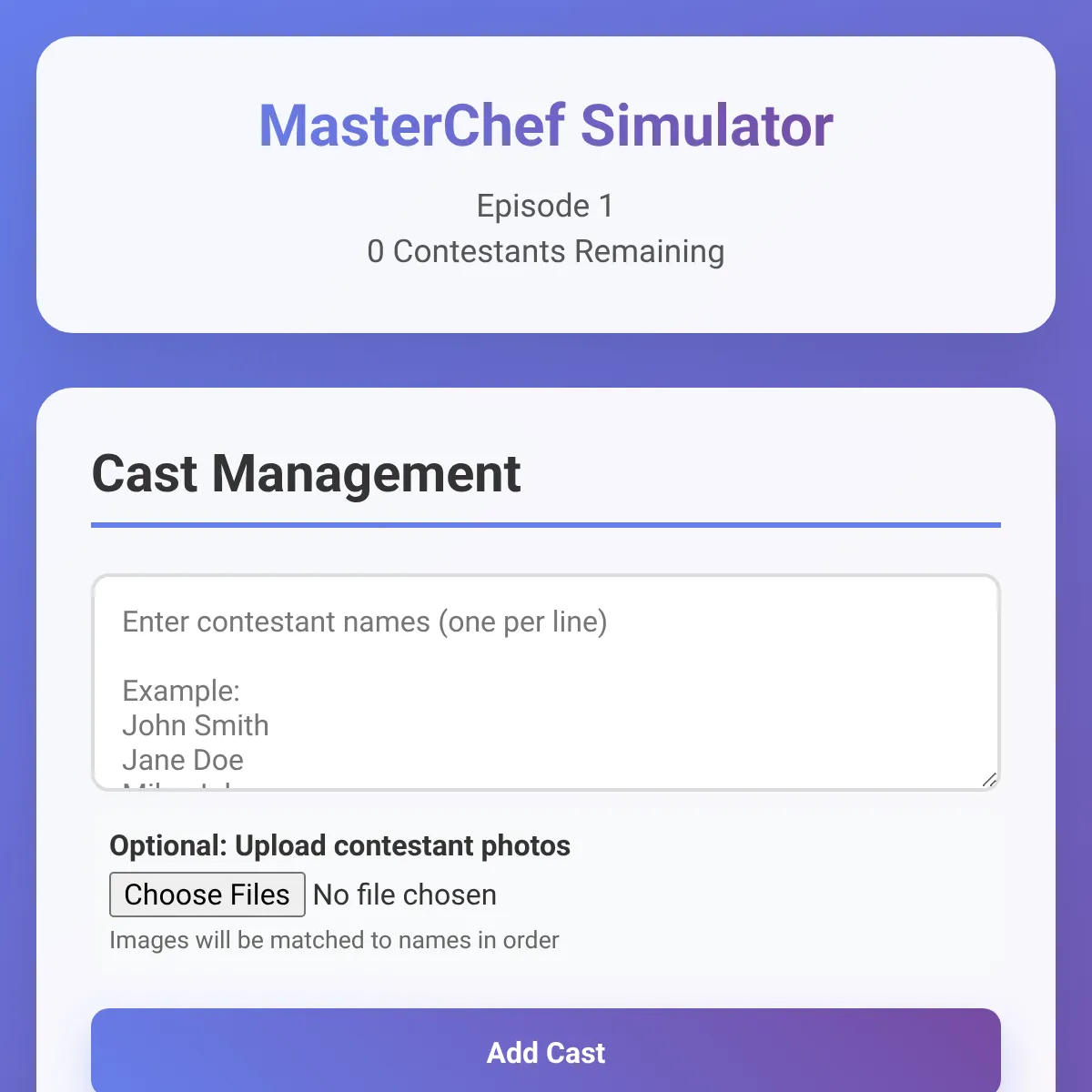 the project is loading