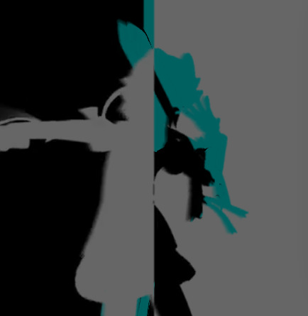 Bad Apple In Websim but in 3D