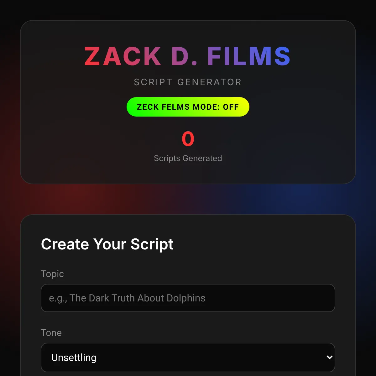 the project is loading