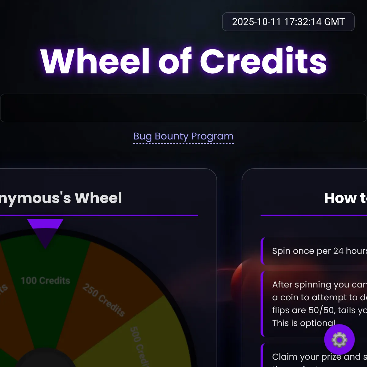 Wheel of Credits