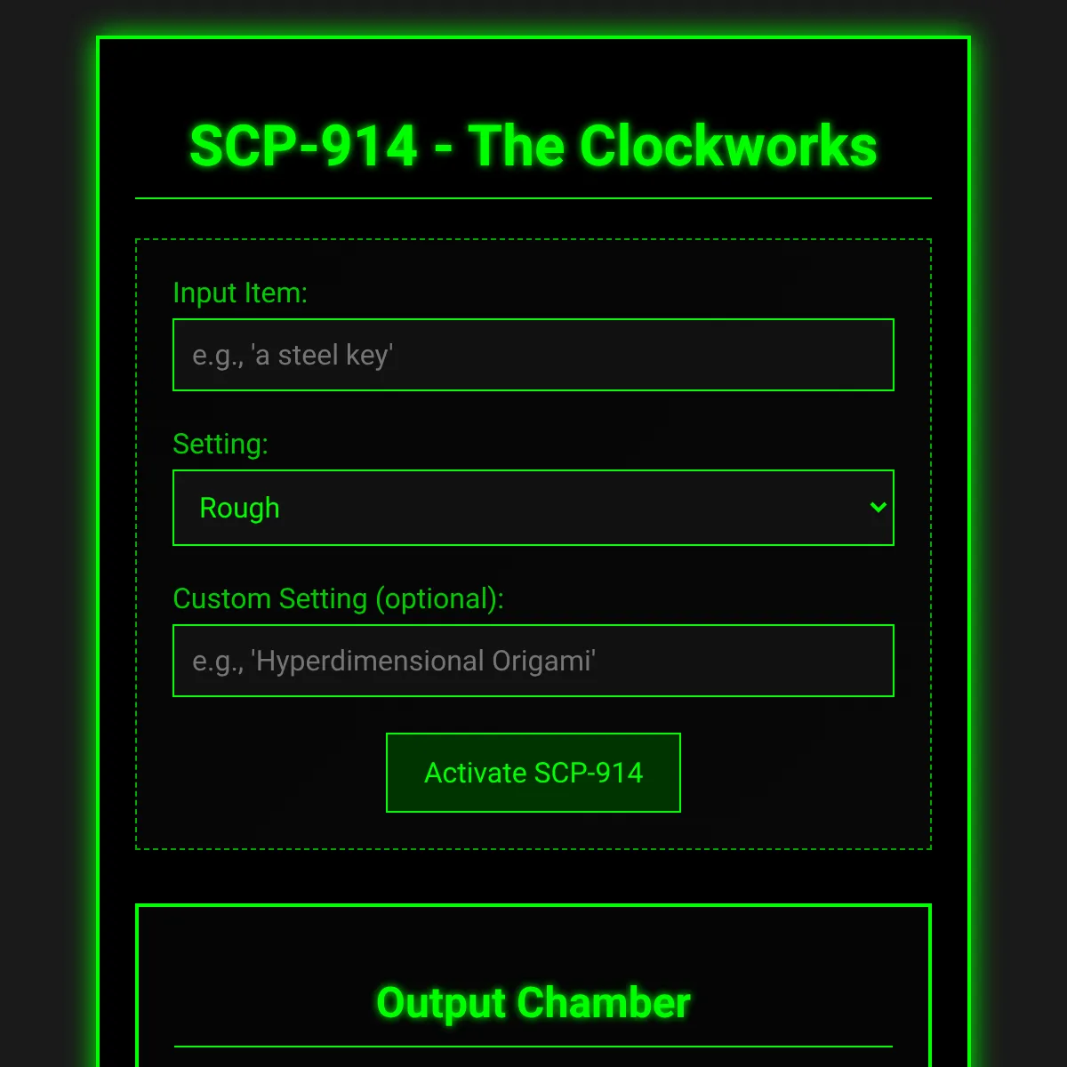 the project is loading