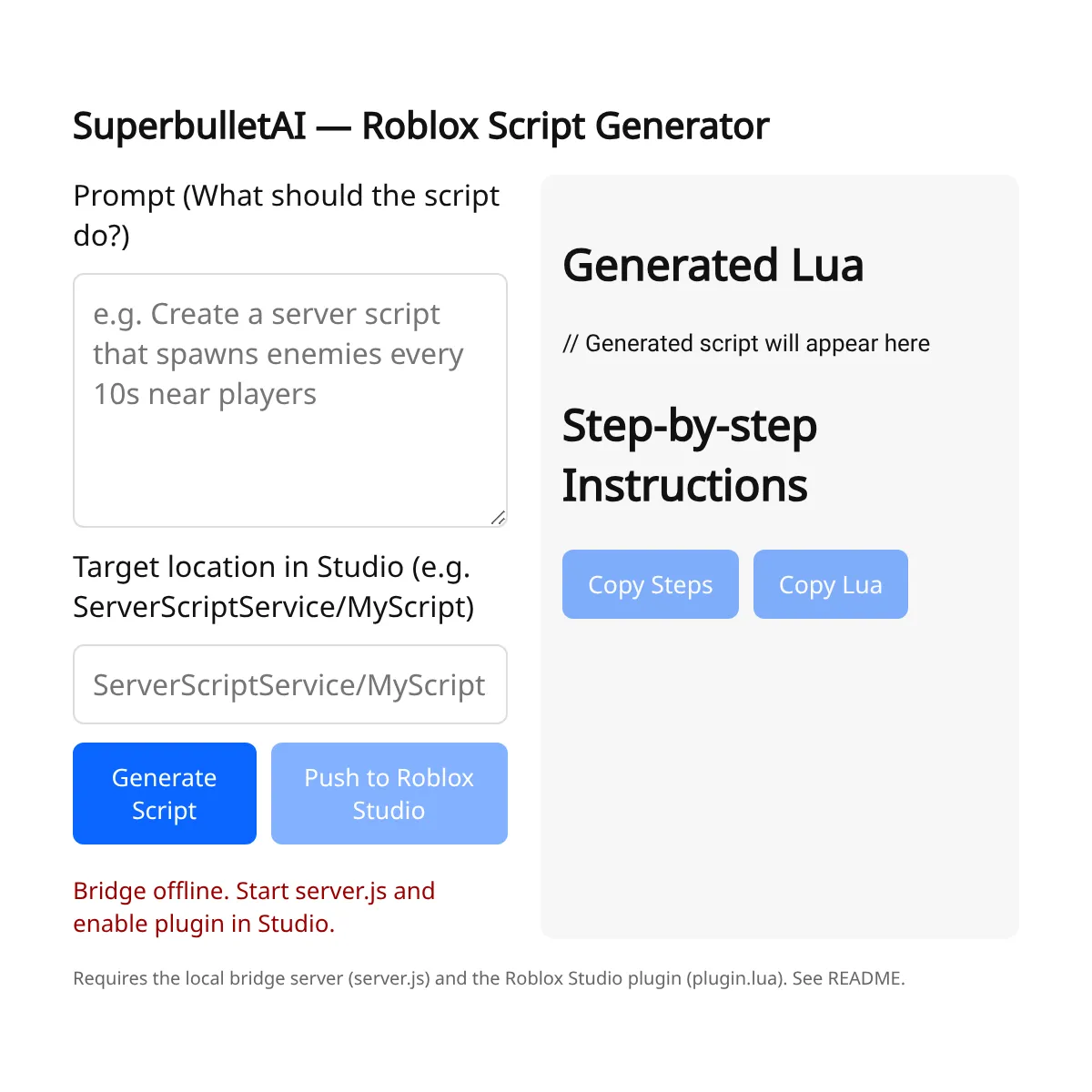 the project is loading