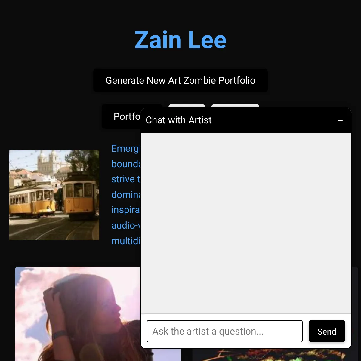 the project is loading