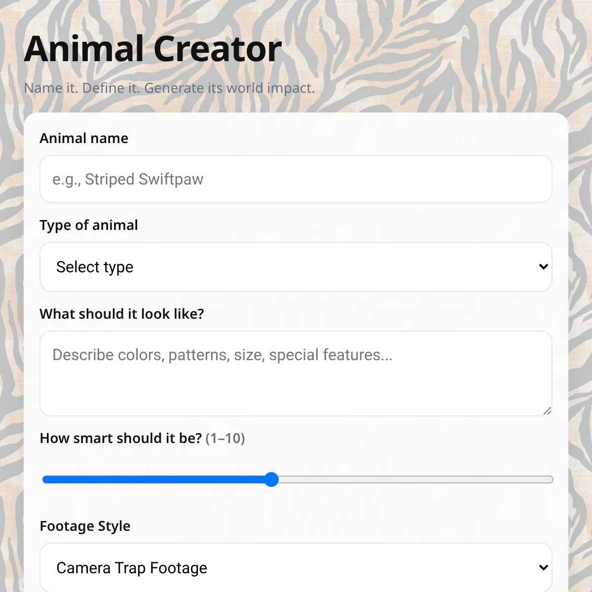 Animal Creator