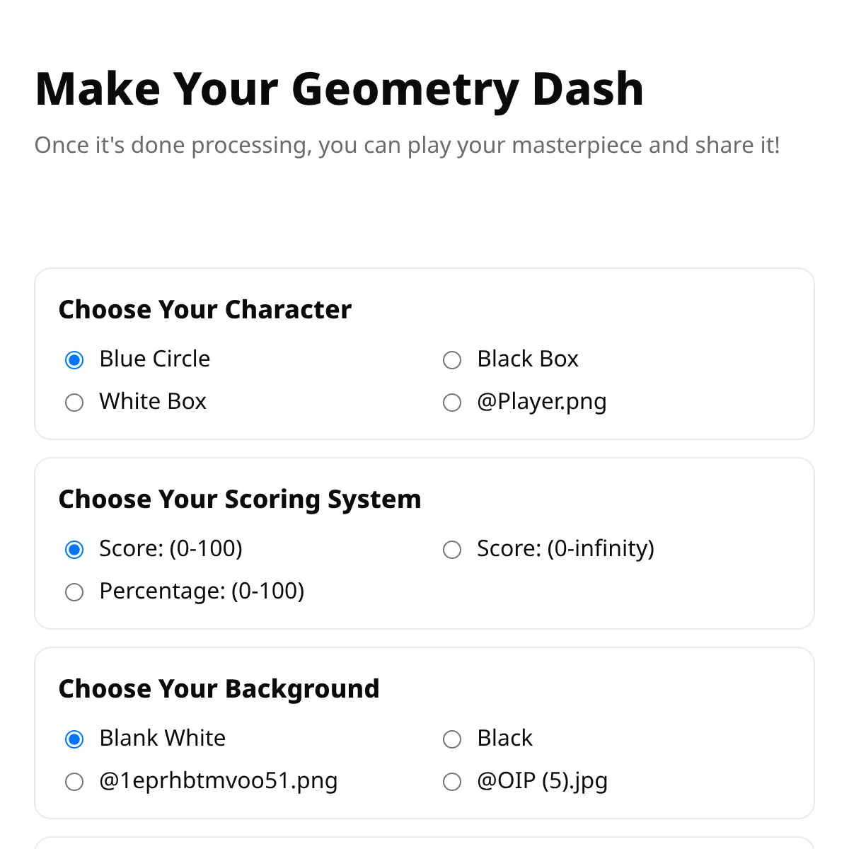 the project is loading