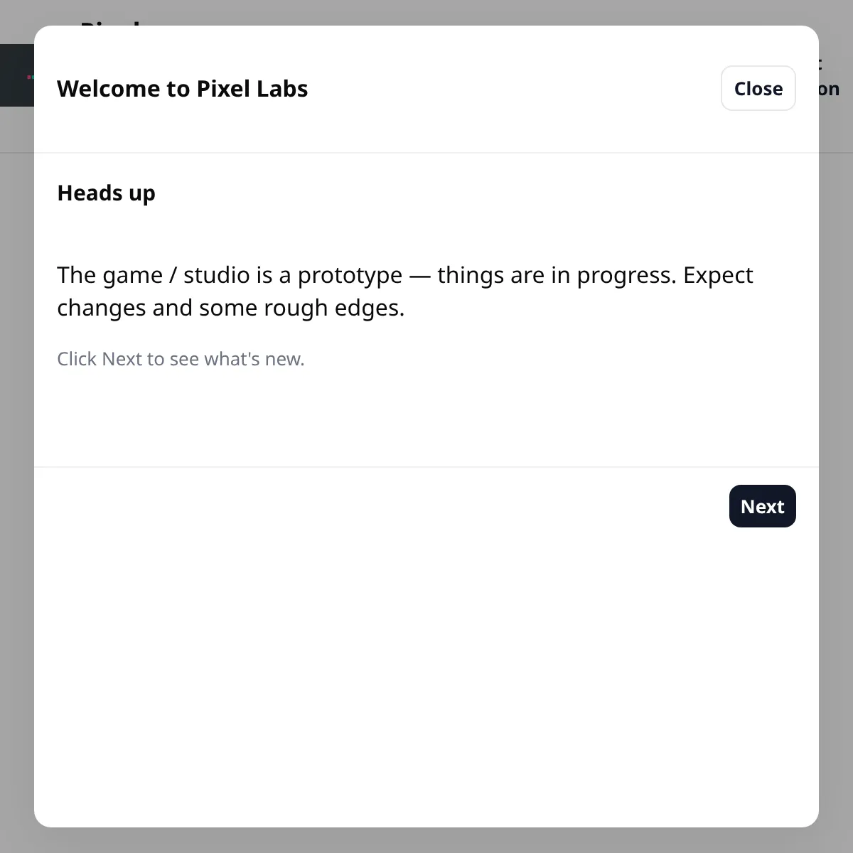 the project is loading