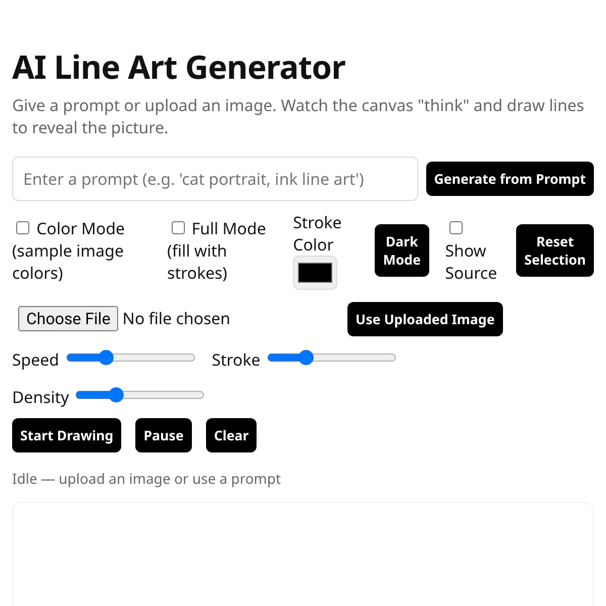 AI Line Art Generator