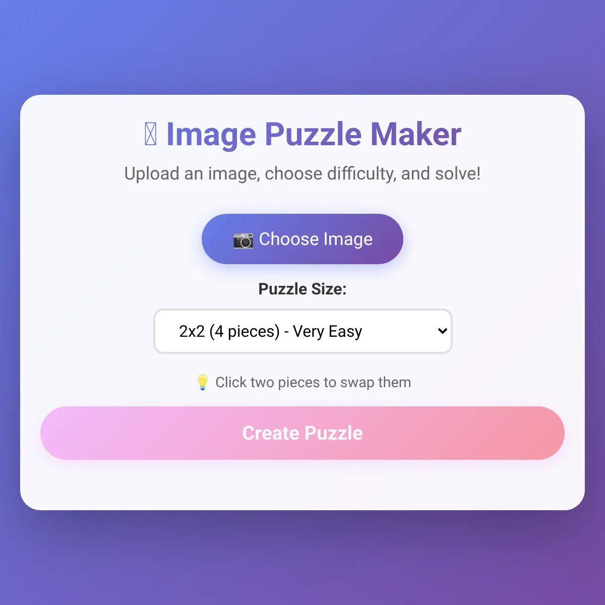 Image Puzzle Maker