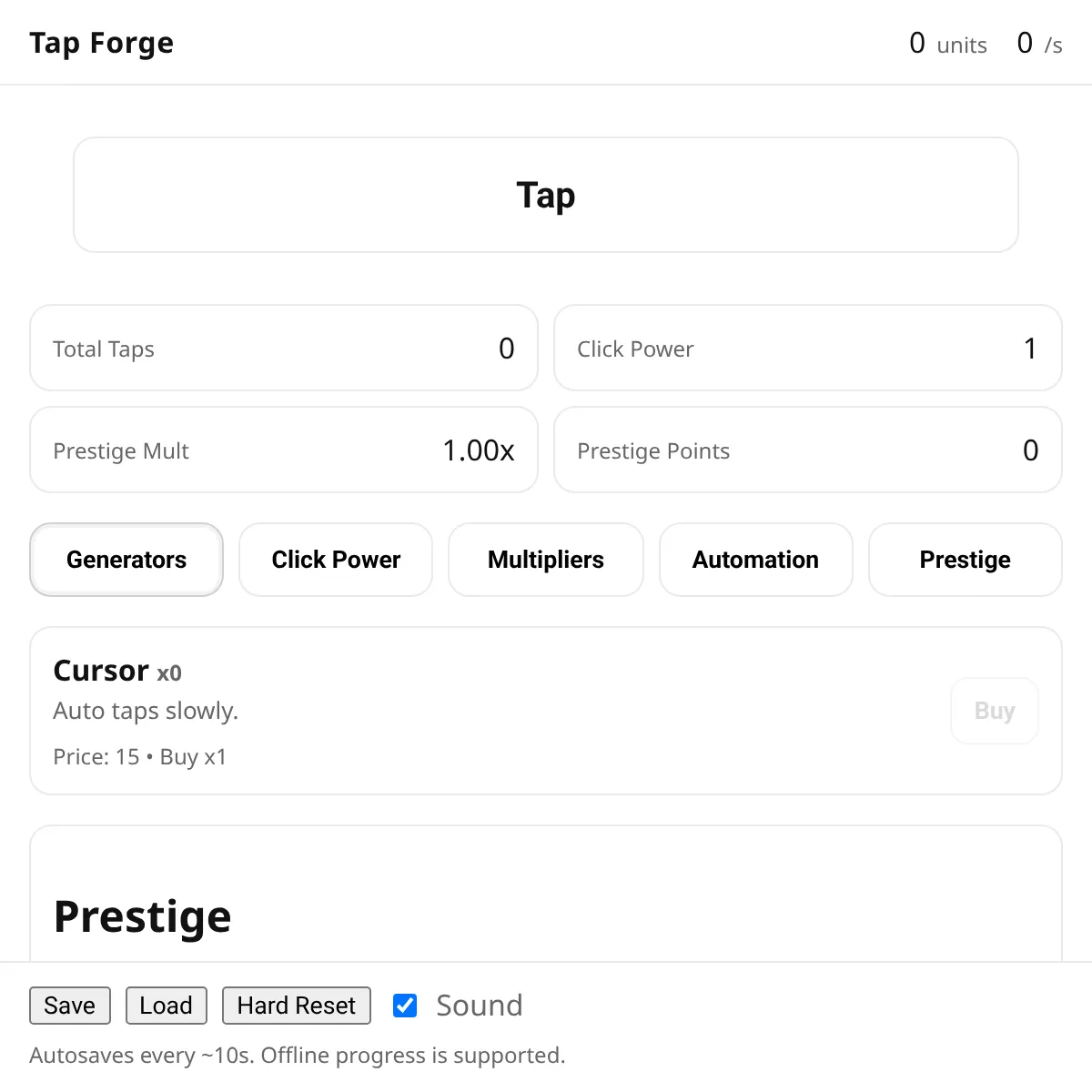 Tap Forge