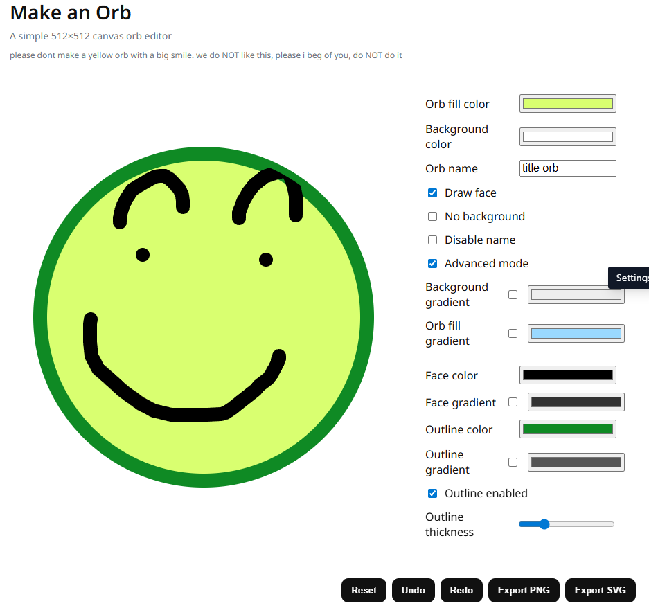 Make an Orb