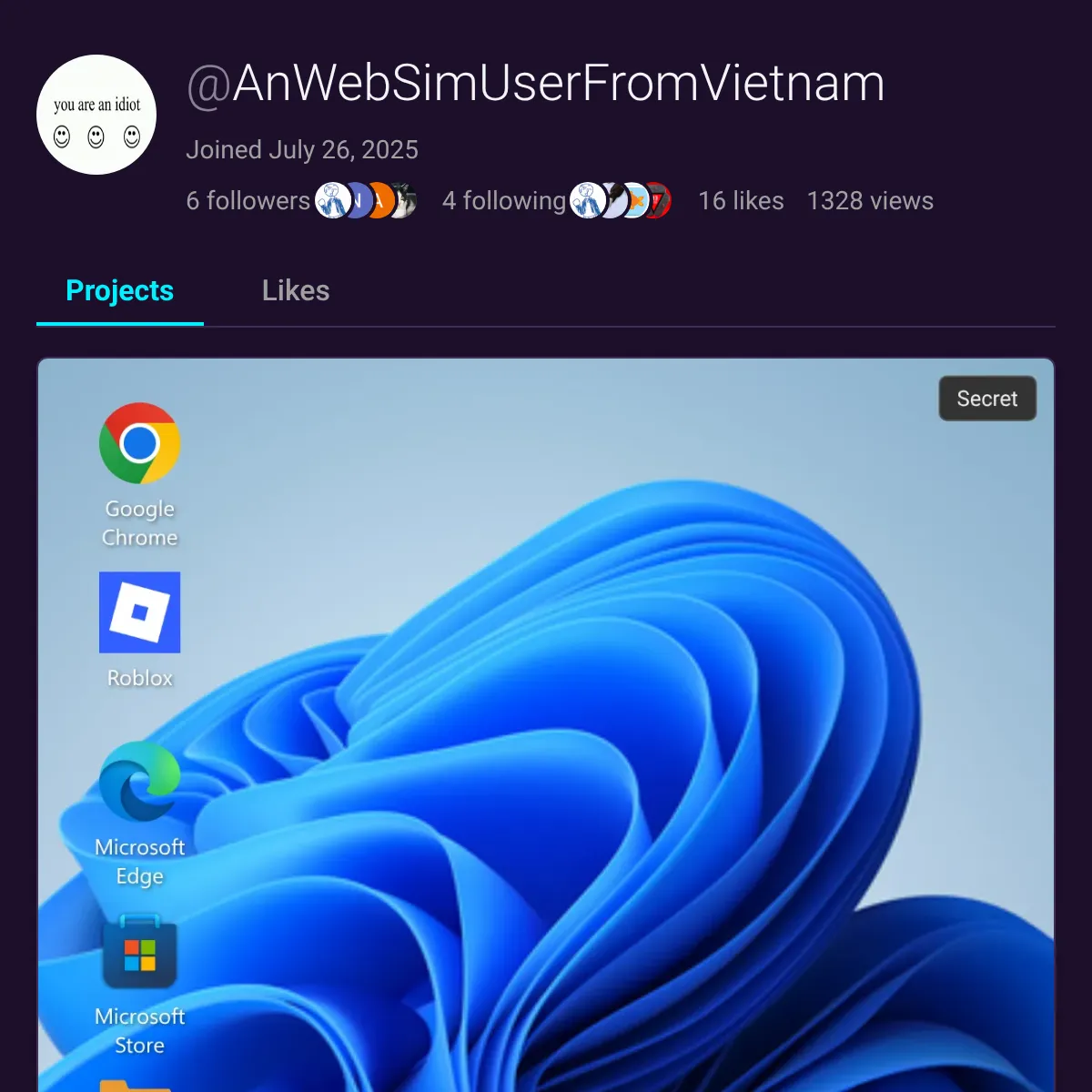 the project is loading