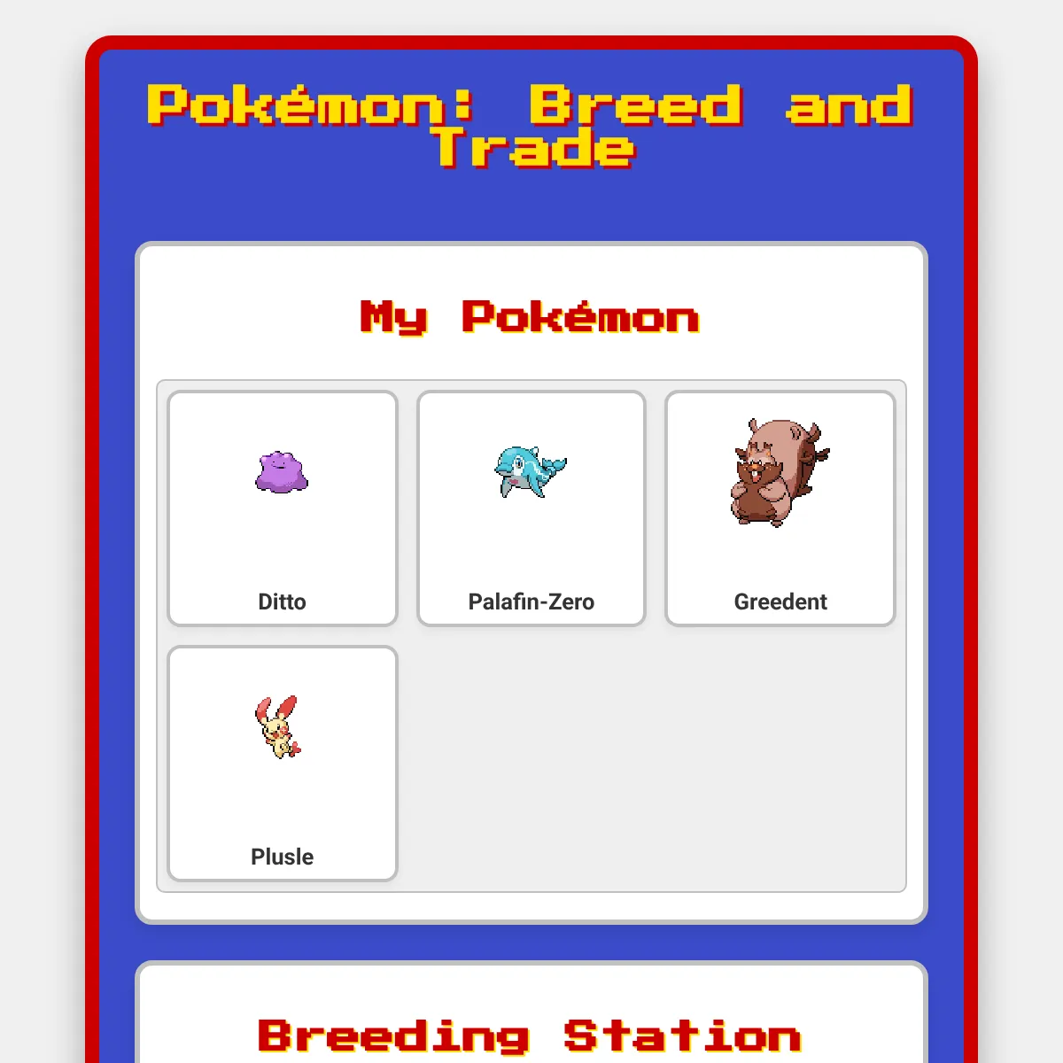 Pokémon: Breed and Trade